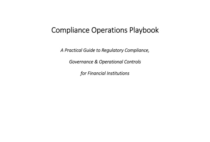 create professional aml kyc policies and compliance sops
